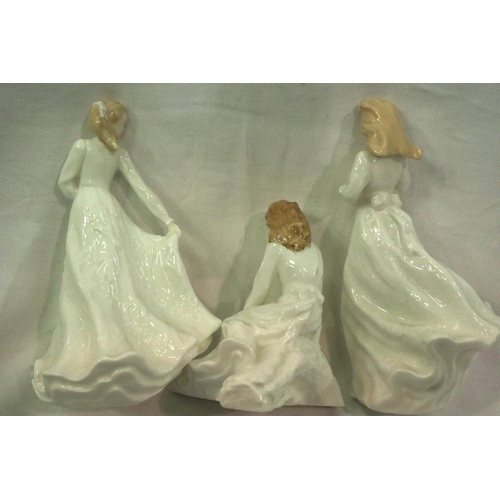 169 - Ten Royal Doulton figurines, each H: 16 cm. P&P Group 3 (£25+VAT for the first lot and £5+VAT for su... 