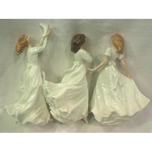 169 - Ten Royal Doulton figurines, each H: 16 cm. P&P Group 3 (£25+VAT for the first lot and £5+VAT for su... 