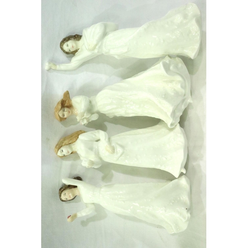 169 - Ten Royal Doulton figurines, each H: 16 cm. P&P Group 3 (£25+VAT for the first lot and £5+VAT for su... 