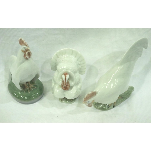 179 - Six Royal Copenhagen ceramic animals, largest H: 11 cm. P&P Group 2 (£18+VAT for the first lot and £... 