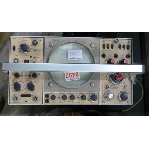 1663A - Solarton CX 1441, 1442 and 1444 oscilloscopes. Not available for in-house P&P, contact Paul O'Hea at... 