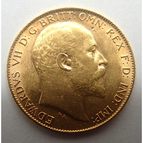 3139 - 1910 half sovereign of Edward VII. P&P Group 1 (£14+VAT for the first lot and £1+VAT for subsequent ... 