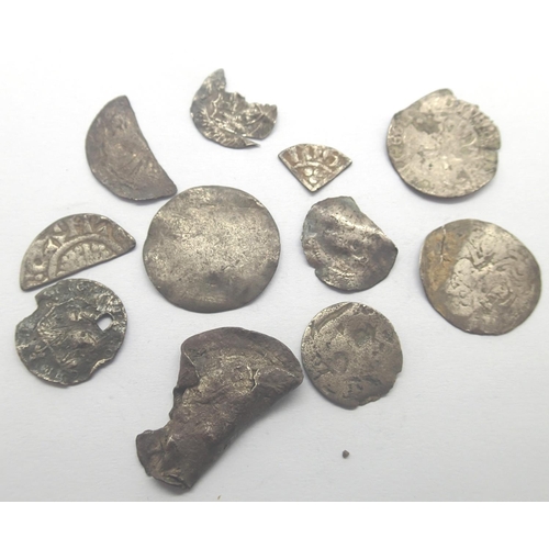 3065 - Collection of hammered silver coins - pennies to farthings. P&P Group 1 (£14+VAT for the first lot a... 