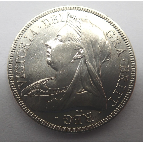 3067 - 1893 silver half crown of Queen Victoria. P&P Group 1 (£14+VAT for the first lot and £1+VAT for subs... 