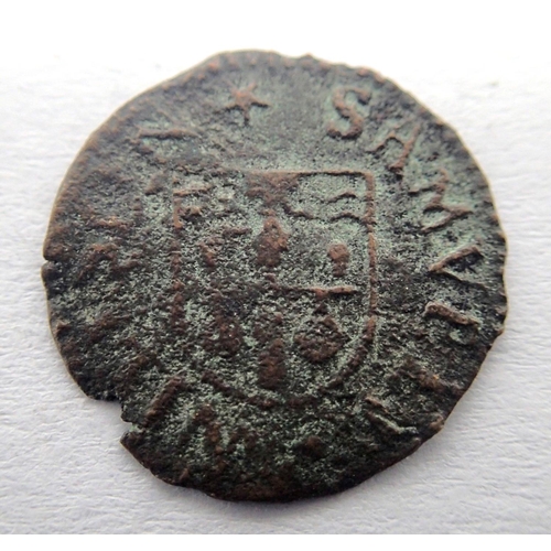 3072 - English hammered token farthing c1550. P&P Group 1 (£14+VAT for the first lot and £1+VAT for subsequ... 