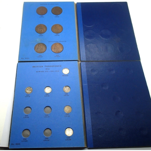 3102 - Four Whitman folders, mostly complete with silver examples. P&P Group 1 (£14+VAT for the first lot a... 