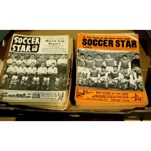 2063 - Soccer Star magazine: 1958 (57) and 1960 (55). P&P Group 3 (£25+VAT for the first lot and £5+VAT for... 