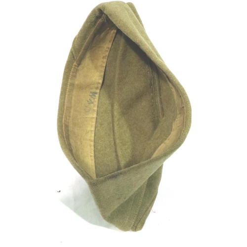 2101 - WWI US M17 Overseas cap with a French Unit badge. P&P Group 2 (£18+VAT for the first lot and £3+VAT ... 