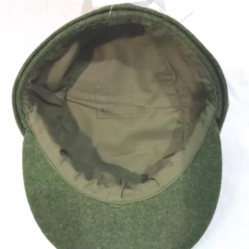 2105 - German WWII re-enactment SS Panzer Division cap, and M35 ski cap (2). P&P Group 2 (£18+VAT for the f... 