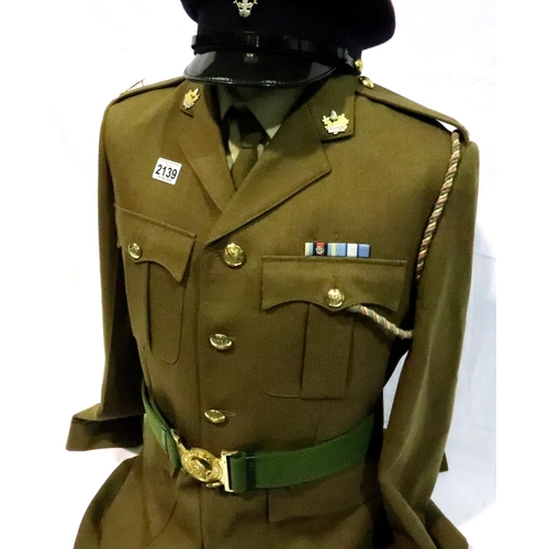 2139 - Mercian Regiment cap and uniform with components. P&P Group 3 (£25+VAT for the first lot and £5+VAT ... 