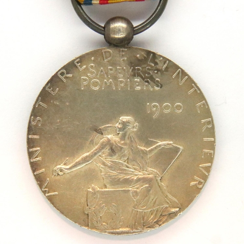 2233 - French Republic Civic silver medal. P&P Group 1 (£14+VAT for the first lot and £1+VAT for subsequent... 