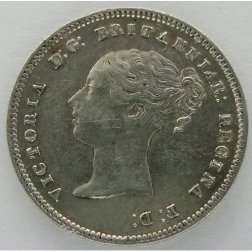 3154 - 1857 Maundy fourpence of Queen Victoria. P&P Group 1 (£14+VAT for the first lot and £1+VAT for subse... 