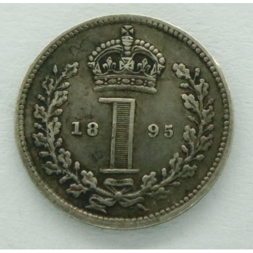 3160 - 1895 Maundy one pence of Queen Victoria. P&P Group 1 (£14+VAT for the first lot and £1+VAT for subse... 