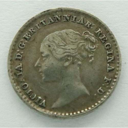 3161 - 1864 Maundy one pence of Queen Victoria. P&P Group 1 (£14+VAT for the first lot and £1+VAT for subse... 