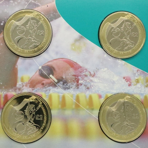 3165 - Manchester Royal Mint 2002 Commonwealth Games coin pack. P&P Group 1 (£14+VAT for the first lot and ... 