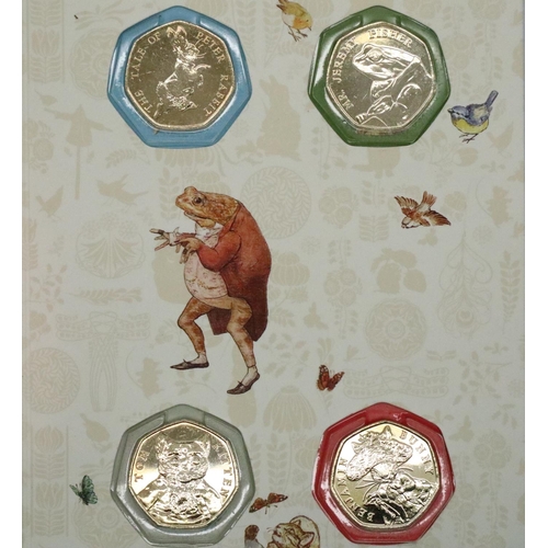 3171 - 2018 Royal Mint Beatrix Potter set. P&P Group 1 (£14+VAT for the first lot and £1+VAT for subsequent... 