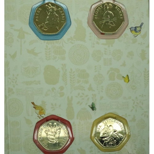 3173 - 2017 Royal Mint Beatrix Potter set. P&P Group 1 (£14+VAT for the first lot and £1+VAT for subsequent... 