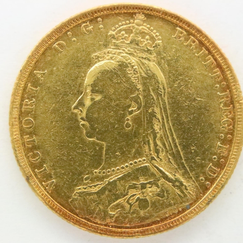 3182 - 1890 full sovereign of Queen Victoria. P&P Group 1 (£14+VAT for the first lot and £1+VAT for subsequ... 