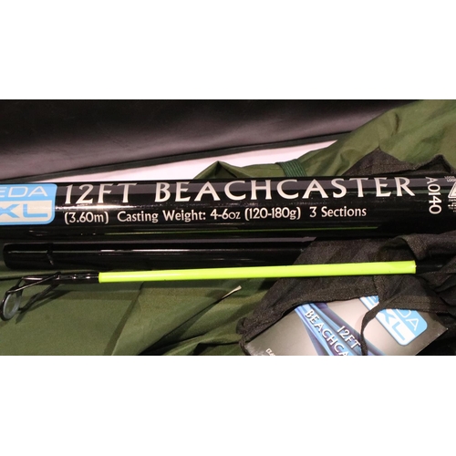 2079 - Mixed coarse fishing rods, bags and an umbrella. Not available for in-house P&P, contact Paul O'Hea ... 