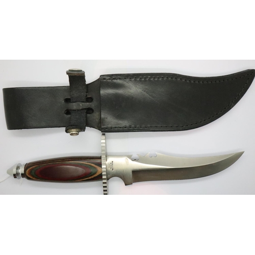 2024 - Japanese surgical steel heart breaker sheath knife by First Cutlery, blade L: 16 cm. P&P Group 2 (£1... 