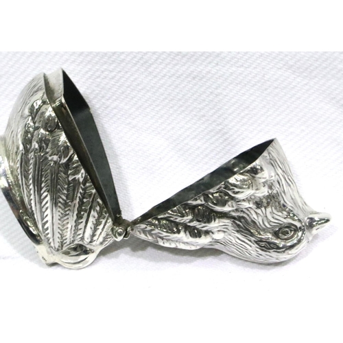 103 - 925 silver wren vesta case, H: 40 mm. P&P Group 1 (£14+VAT for the first lot and £1+VAT for subseque... 