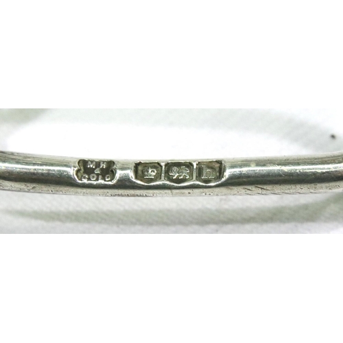 99 - Hallmarked silver four slice toast rack, London assay 1903, 101g. P&P Group 1 (£14+VAT for the first... 