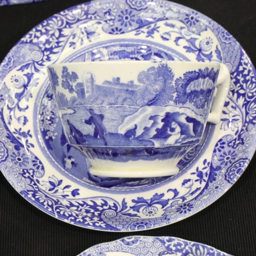 170 - Eighty four pieces of Spode ceramics in the Italian pattern to include plates, cups and saucers, bis... 