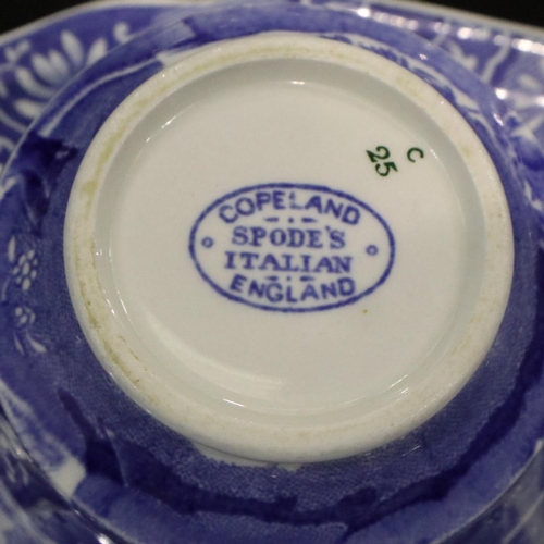 170 - Eighty four pieces of Spode ceramics in the Italian pattern to include plates, cups and saucers, bis... 