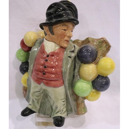 211 - Royal Doulton Balloon Man and Woman teapot. P&P Group 2 (£18+VAT for the first lot and £3+VAT for su... 