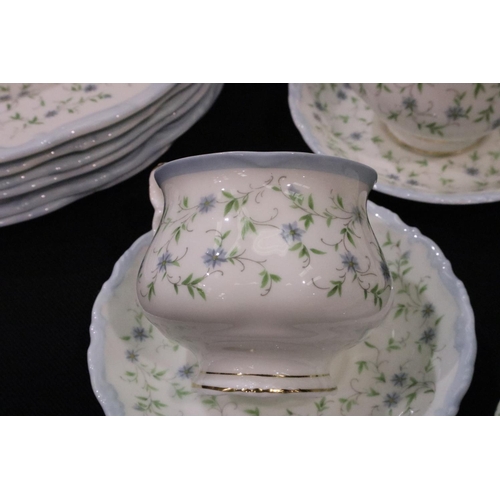 220 - Royal Albert twenty piece service in the Caroline pattern. Not available for in-house P&P, contact P... 