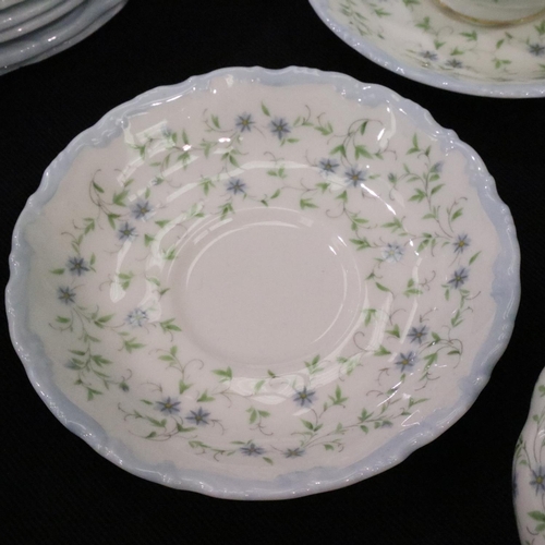 220 - Royal Albert twenty piece service in the Caroline pattern. Not available for in-house P&P, contact P... 