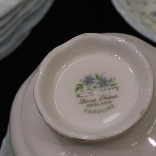 220 - Royal Albert twenty piece service in the Caroline pattern. Not available for in-house P&P, contact P... 