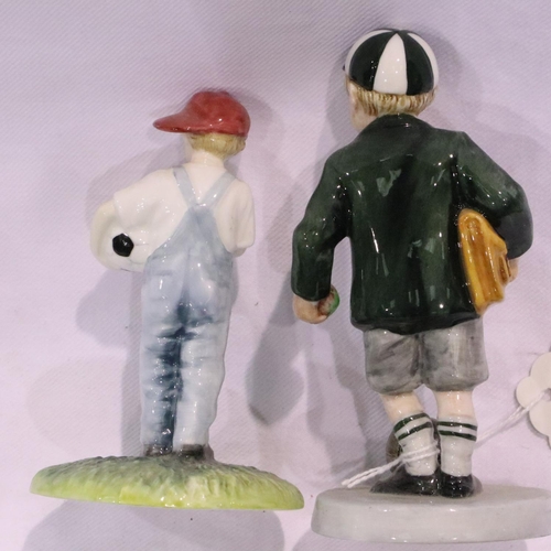 226 - Royal Doulton figurines off to School and Pride & Joy. P&P Group 2 (£18+VAT for the first lot and £3... 