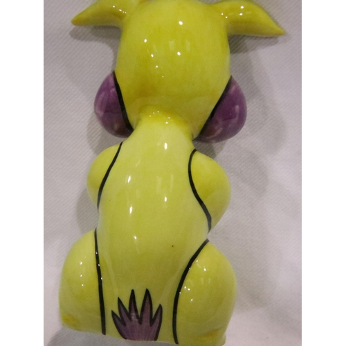 227 - Lorna Bailey rabbit figurine, H: 13 cm. No cracks, chips or visible restoration. P&P Group 1 (£14+VA... 