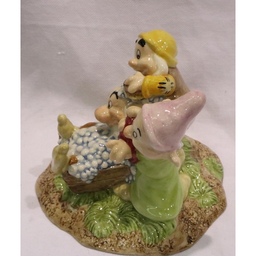 234 - Royal Doulton figural group, Grumpys Bathtime, from the Snow White and The Seven Dwarfs Disney serie... 