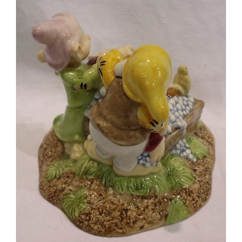 234 - Royal Doulton figural group, Grumpys Bathtime, from the Snow White and The Seven Dwarfs Disney serie... 