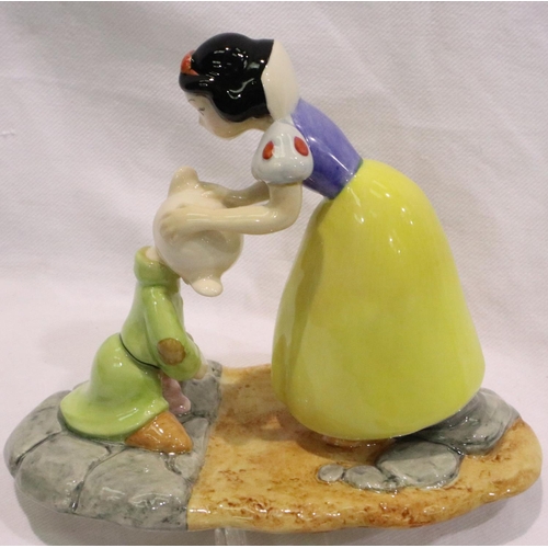 236 - Disney Showcase limited edition Royal Doulton figurine, Dopeys First Kiss, no 29/850, L: 18 cm. P&P ... 