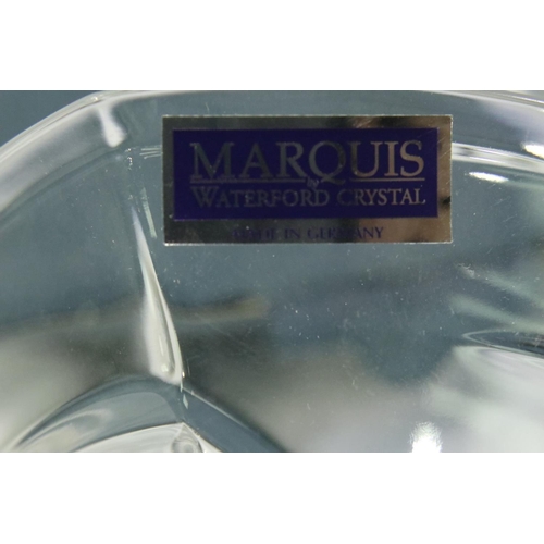 283 - Waterford Crystal Marquis bowl, 15 x 18 cm, boxed. P&P Group 3 (£25+VAT for the first lot and £5+VAT... 