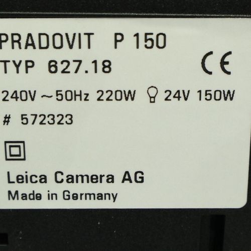 299 - Leica Pradovit P150 slide projector, boxed. P&P Group 2 (£18+VAT for the first lot and £3+VAT for su... 