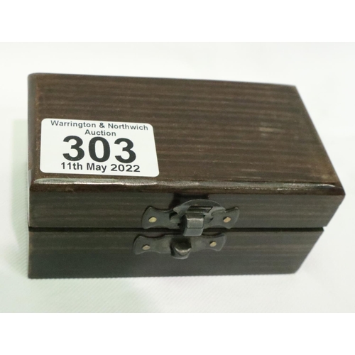 302 - Metal cased school scales by Oertling. Not available for in-house P&P, contact Paul O'Hea at Mailbox... 