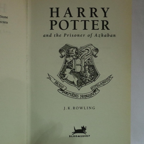 342 - Harry Potter by JK Rowling, eight Bloomsbury first editions including Harry Potter and The Half Bloo... 