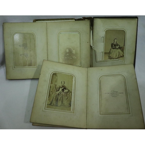 343 - Victorian family photograph album, mostly complete. P&P Group 2 (£18+VAT for the first lot and £3+VA... 