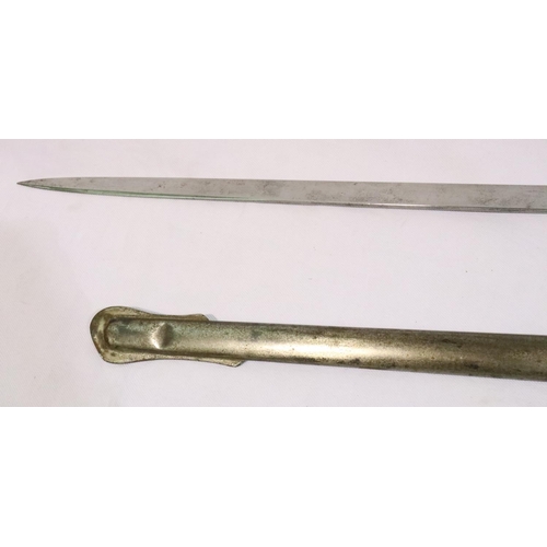 2181 - British Army infantry officers sword with Victorian cipher by Horton & Co, no 99448. No cracks/pitti... 