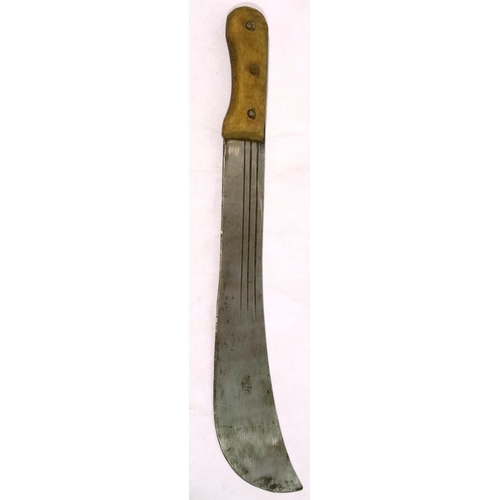 2191 - Robert Mole and Sons WWII machete. P&P Group 3 (£25+VAT for the first lot and £5+VAT for subsequent ... 