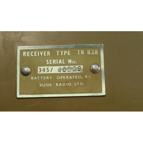 358 - Bush TR82B radio. P&P Group 3 (£25+VAT for the first lot and £5+VAT for subsequent lots)