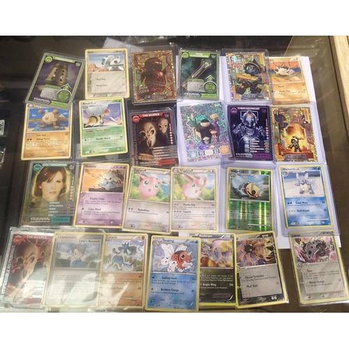 2123 - Large collection of mixed collector cards to include Pokemon, Dr Who, Lego and Pokemon tins. P&P Gro... 