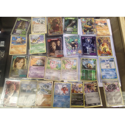 2123 - Large collection of mixed collector cards to include Pokemon, Dr Who, Lego and Pokemon tins. P&P Gro... 