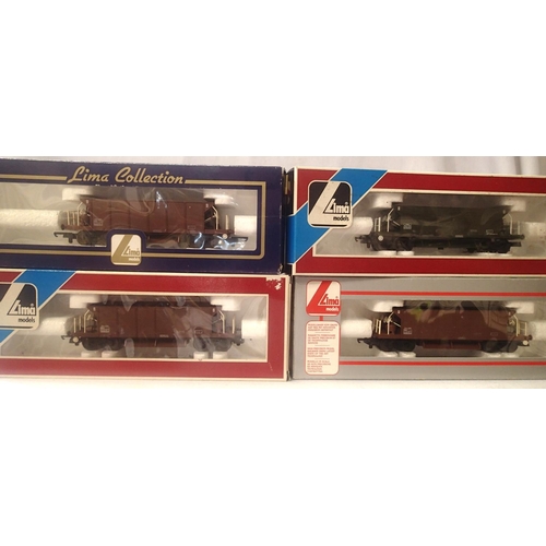 2190 - Four Lima Sealion Hoppers (3x Bauxite and 1x green), very good condition, boxed. P&P Group 1 (£14+VA... 