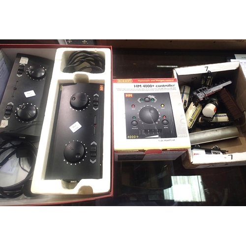 2222 - Two H&M 2000 twin track controllers and a Hem 4000 Plus controller. P&P Group 2 (£18+VAT for the fir... 