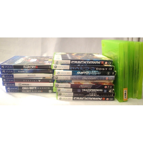 2225 - Selection of twenty two XBox 360 and PS4 games. P&P Group 1 (£14+VAT for the first lot and £1+VAT fo... 